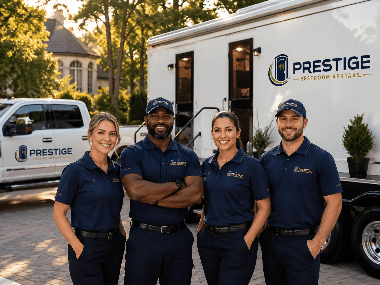 Trusted Luxury Portable Restrooms company in Basco, IL